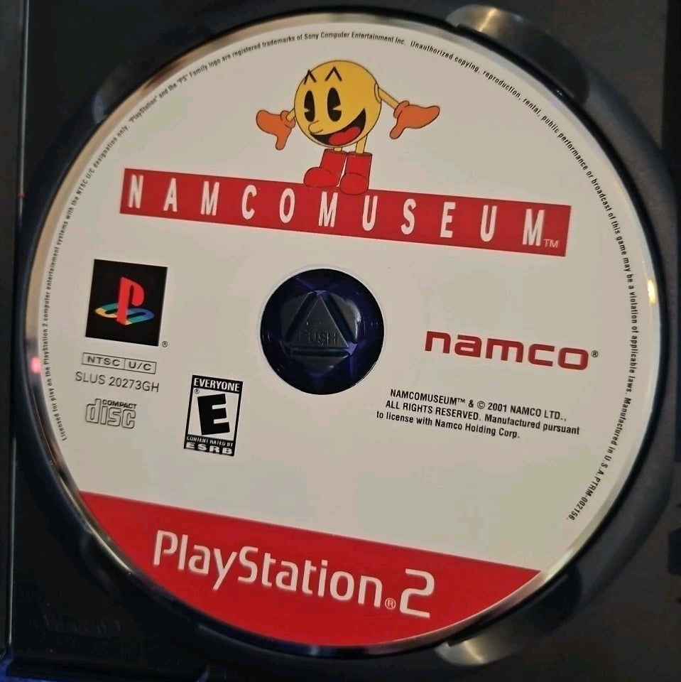 Namco Museum (PS2) Mint.tested w/Manual