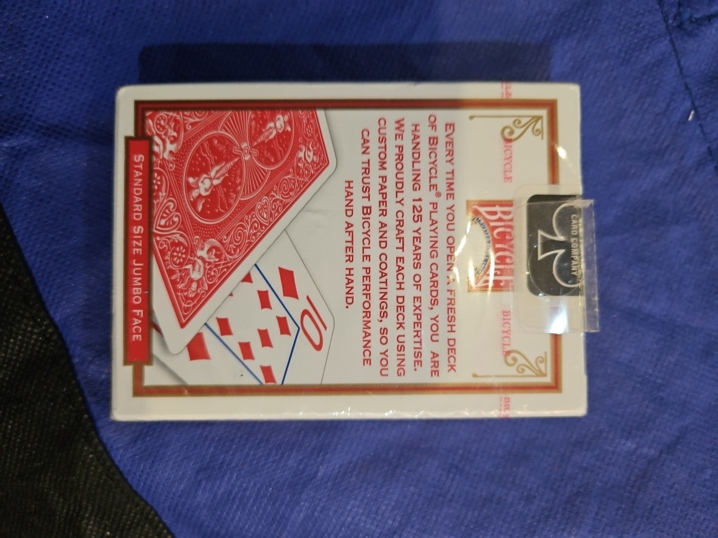 Bicycle Standard Size Jumbo Face Deck of Playing Cards 2012 - Brand New Sealed
