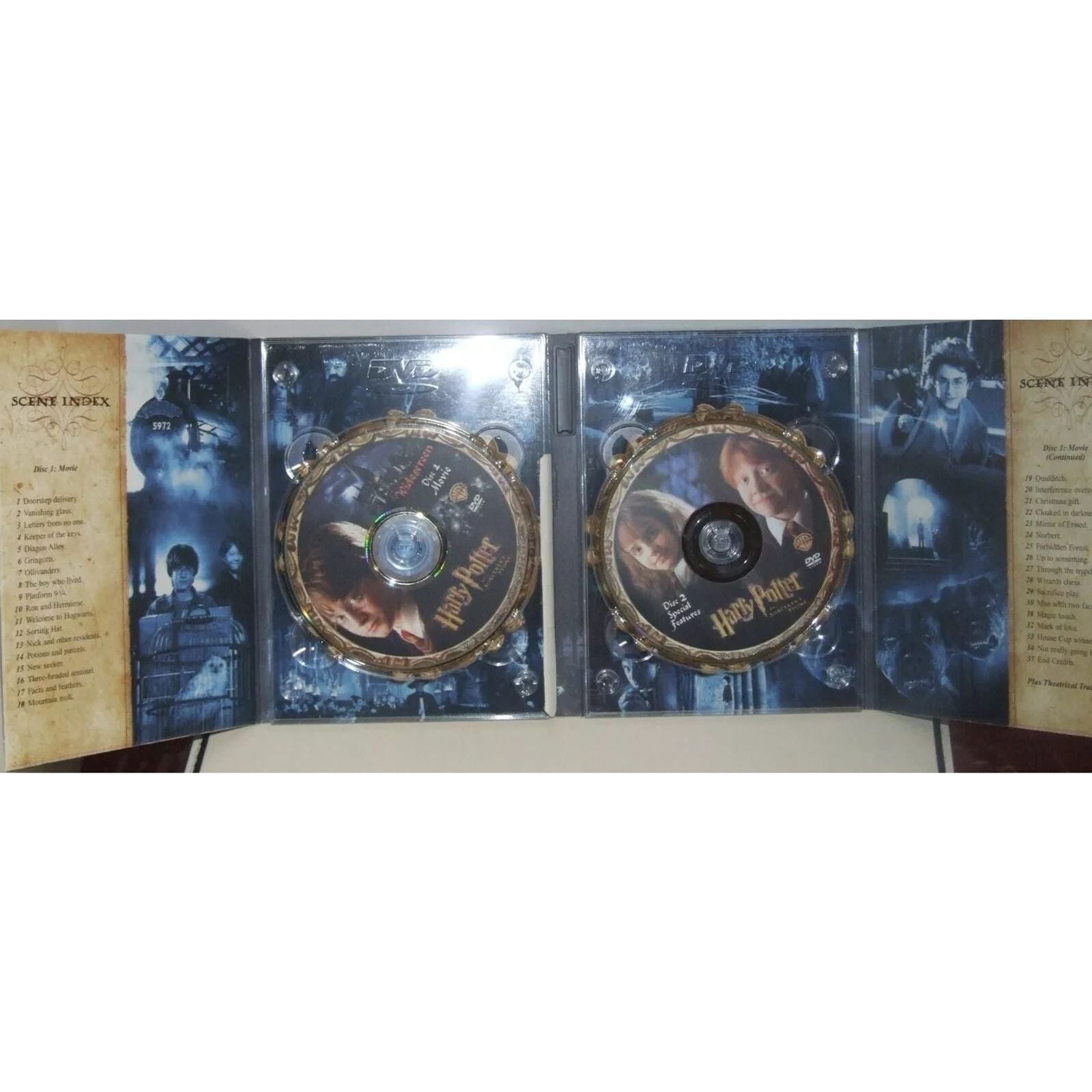 Harry Potter adn the Sorcerer's STone Special Widescreen Edition (DVD) Very Good