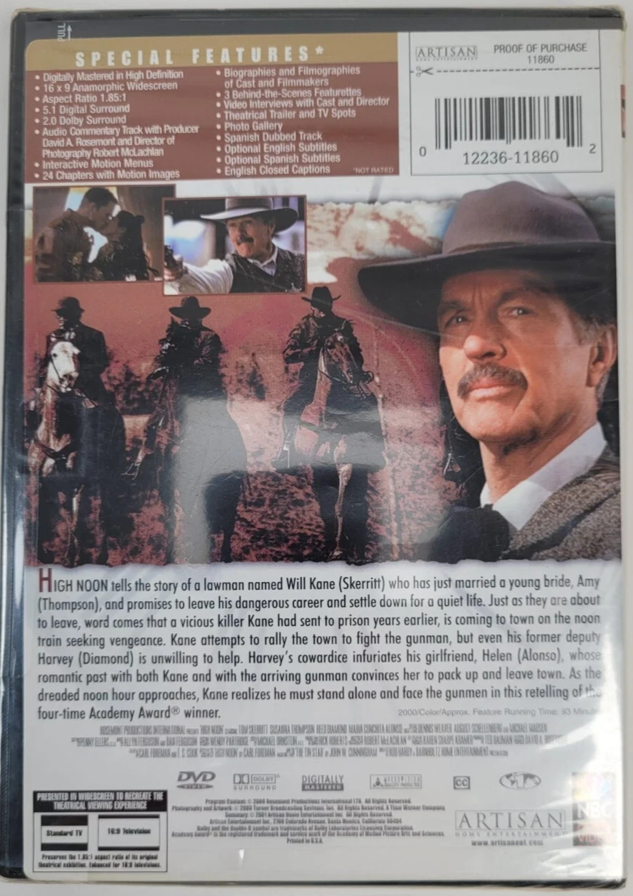 High Noon-Collector's Edition: Action, Western, Drama - NEW Sealed DVD