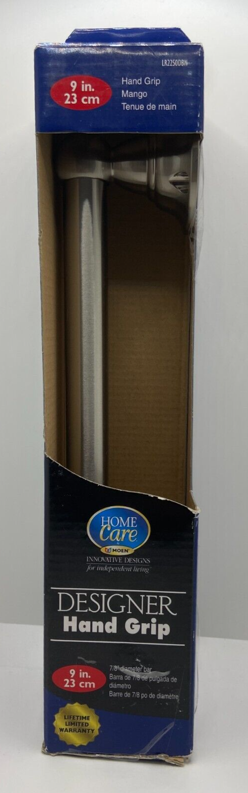 Moen Hand Grip LR2250DBN Home Care Designer 9" Stainless-Steel Brushed Nickel