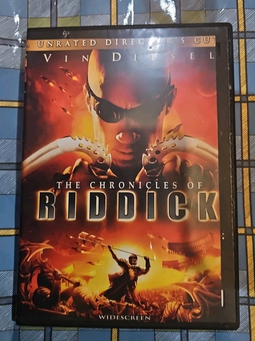 The Chronicles of Riddick (DVD, 2004) Tested slim case cropped artwork