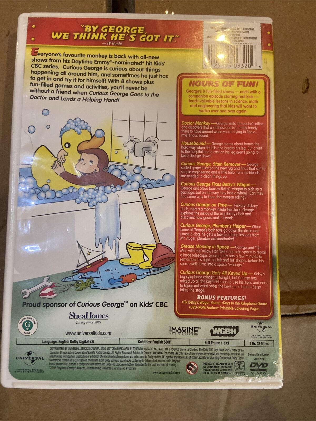 Curious George: Goes to the Doctor and Lends a Helping Hand! (DVD, 2007)