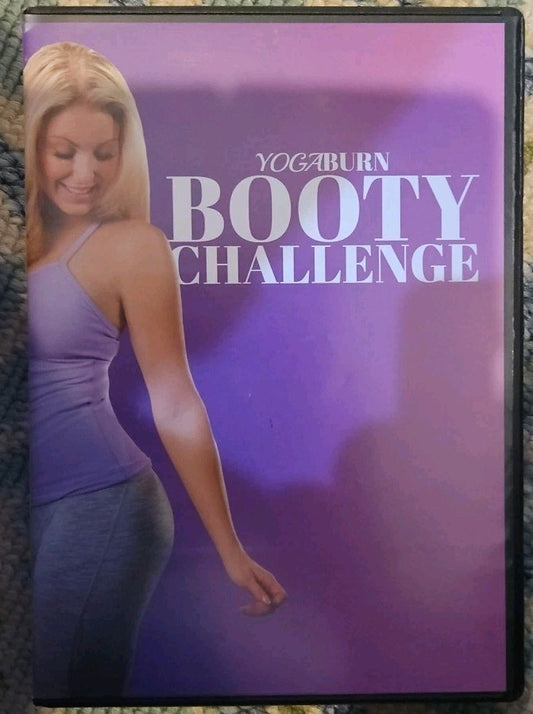 Yoga Burn Booty Challenge (DVD, 4-Disc Set) NEW