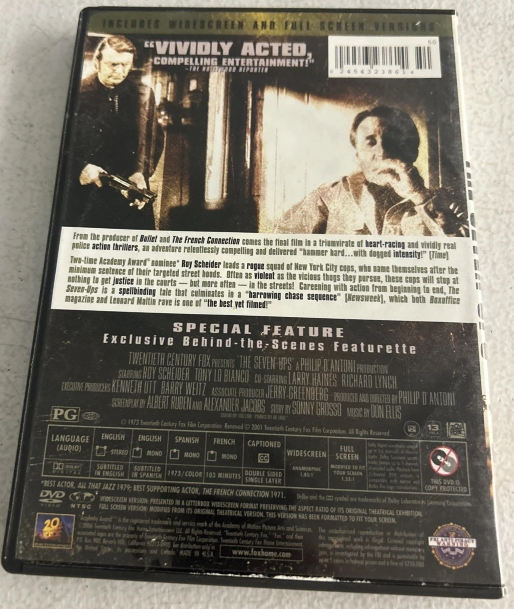 The Seven-Ups (DVD, 1973) - Tested