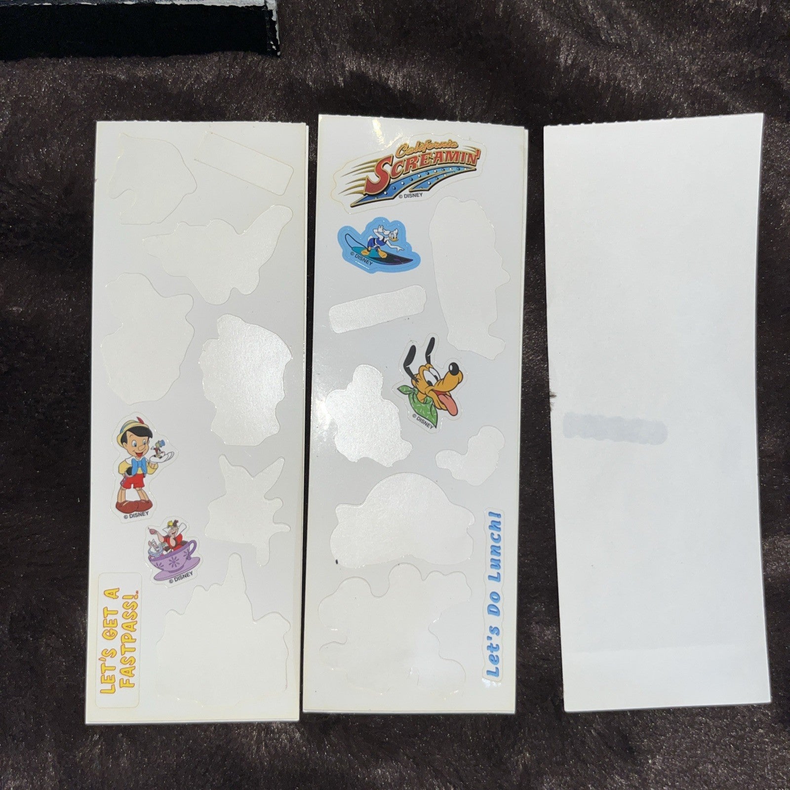 Disnay California Set Of Stickers 6” x 6”