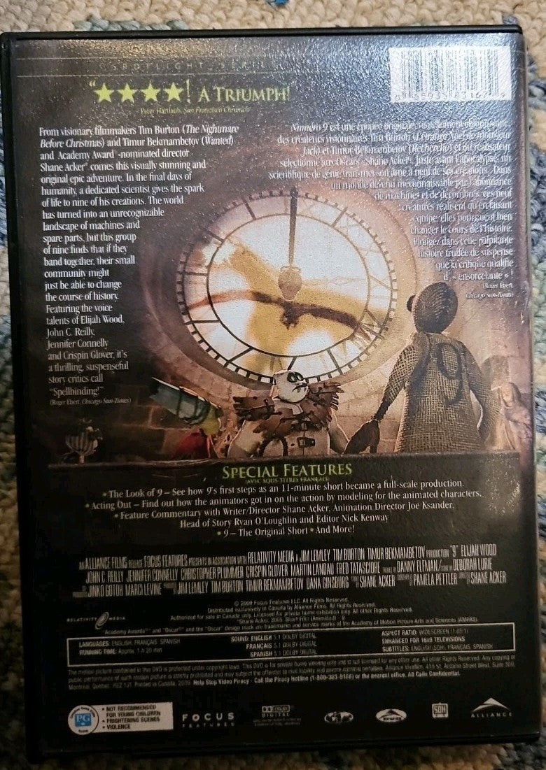 Tim Burton's Movie  9---NEW & SEALED!