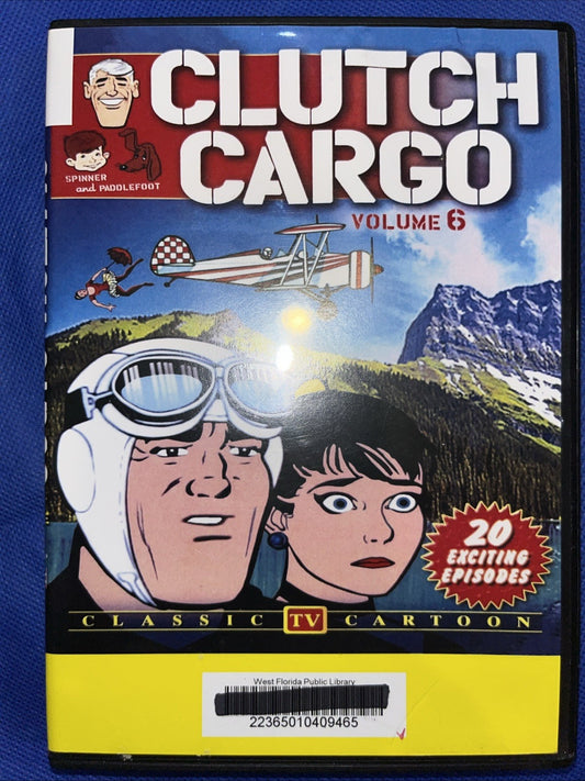 Clutch Cargo: Volume 6 (DVD, 1959) Library Edition