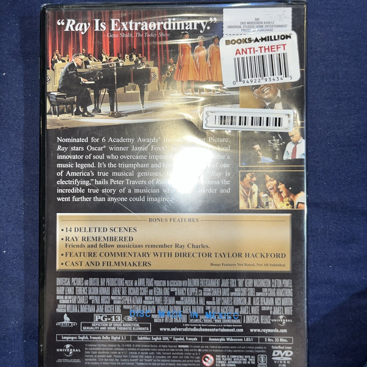 Ray (DVD, 2005, Widescreen)