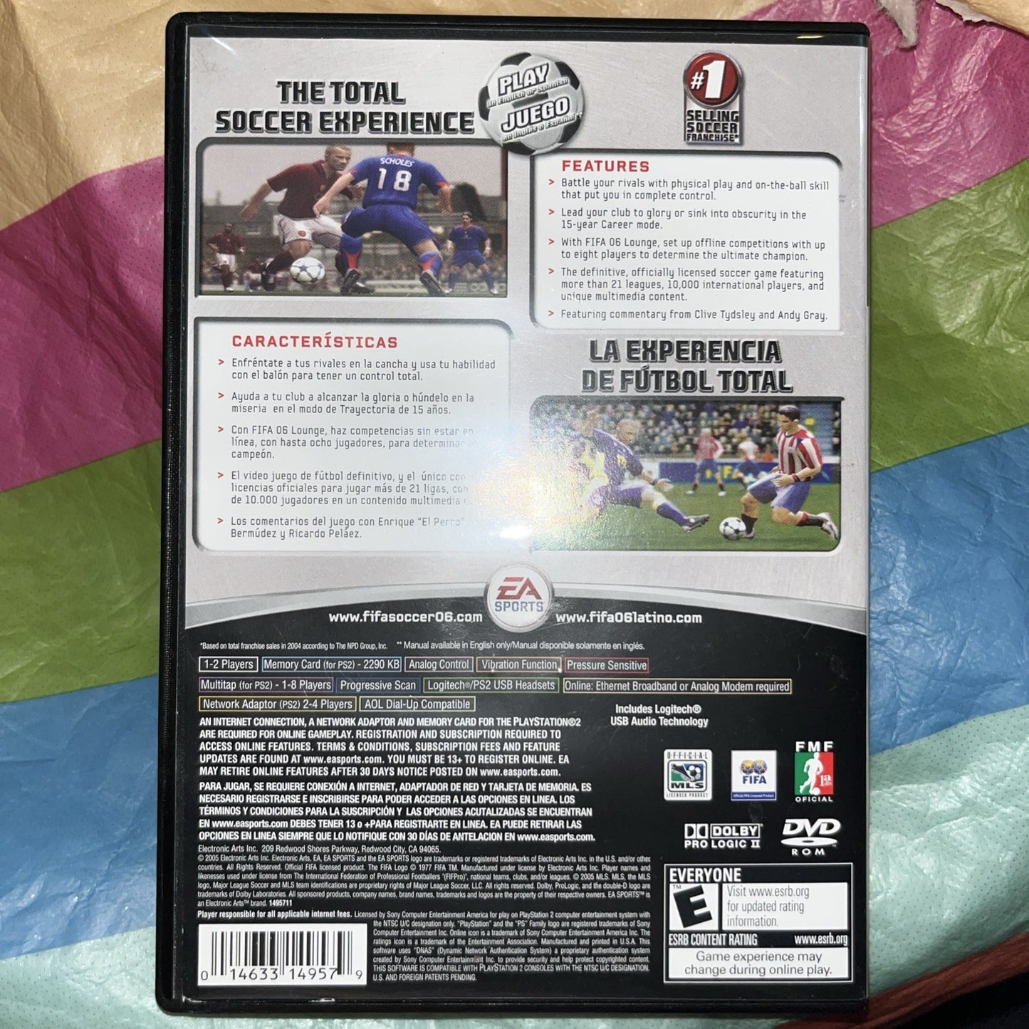 FIFA Soccer 06 (PS2) New Case. No Manual. Tested. No Scratches. See Pics