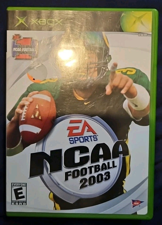 NCAA Football 2003 (Xbox) Tested. No Scratches. New Case.