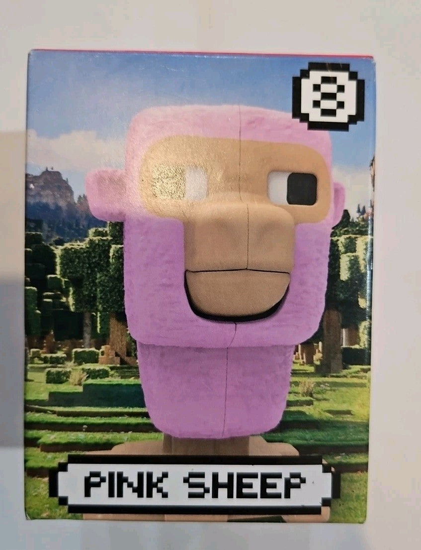 McDonald’s Minecraft Movie Pink Sheep #8 Happy Meal Toy *New In Box*