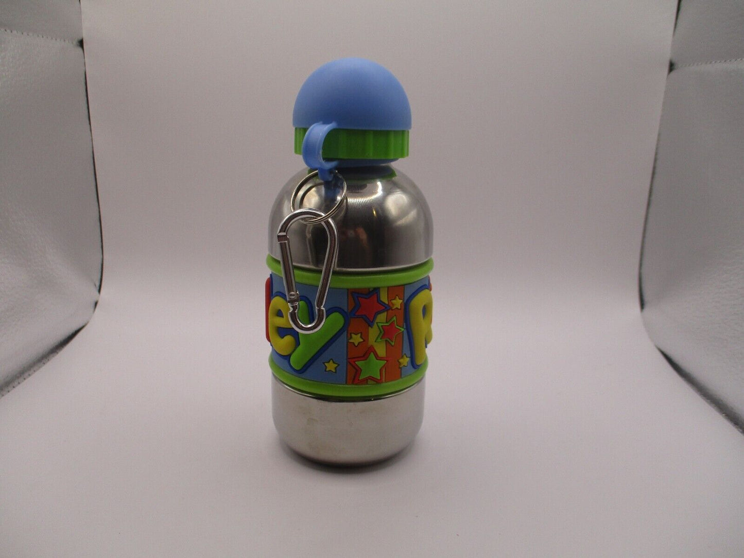 John Hinde Stainless Steel Kids Thermos "Riley" with Carabiner Clip