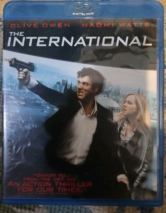The International (Blu-ray, 2009) New. No Digital Download