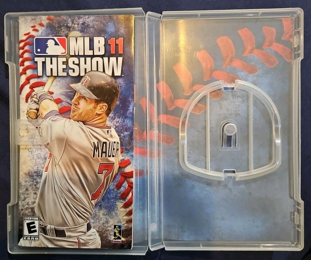MLB 11: The Show (Sony PSP, 2011) Case + Artwork + Manual **NO GAME**