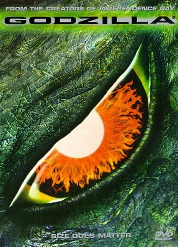Godzilla (DVD, 1998) Slim Case. Cropped Artwork. Tested