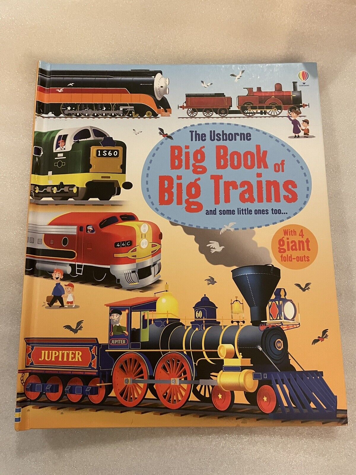 Big Bks: Big Book of Big Trains by Megan Cullis (2013, Ringbound, New Edition)