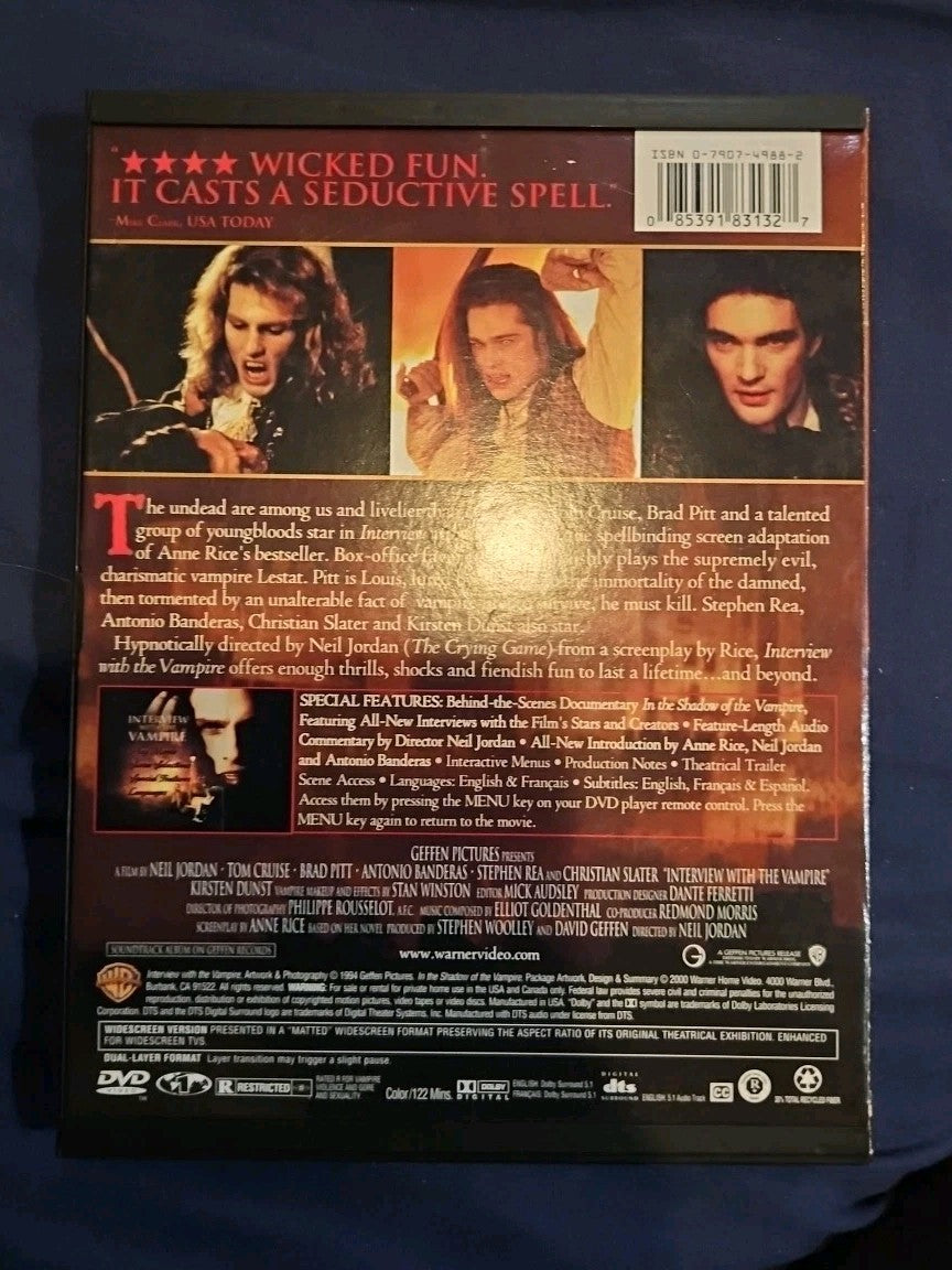 Interview with the Vampire (DVD, 1994)