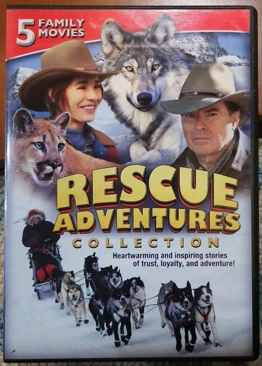 Rescue Adventures Collection: 5 Family Movies (DVD, 2009, 2-Disc Set) New Sealed