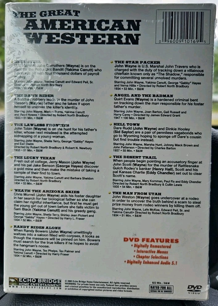 The Great American Western: John Wayne (DVD, 2003, 2-Disc Set)