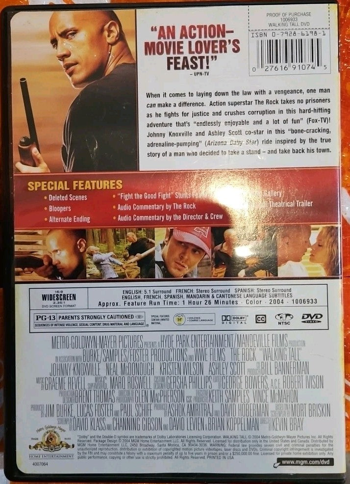 Walking Tall (DVD, 2004)