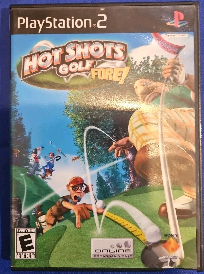 Hot Shots Golf: Fore (Sony PlayStation 2, 2004) Mint. Tested. w/Manual