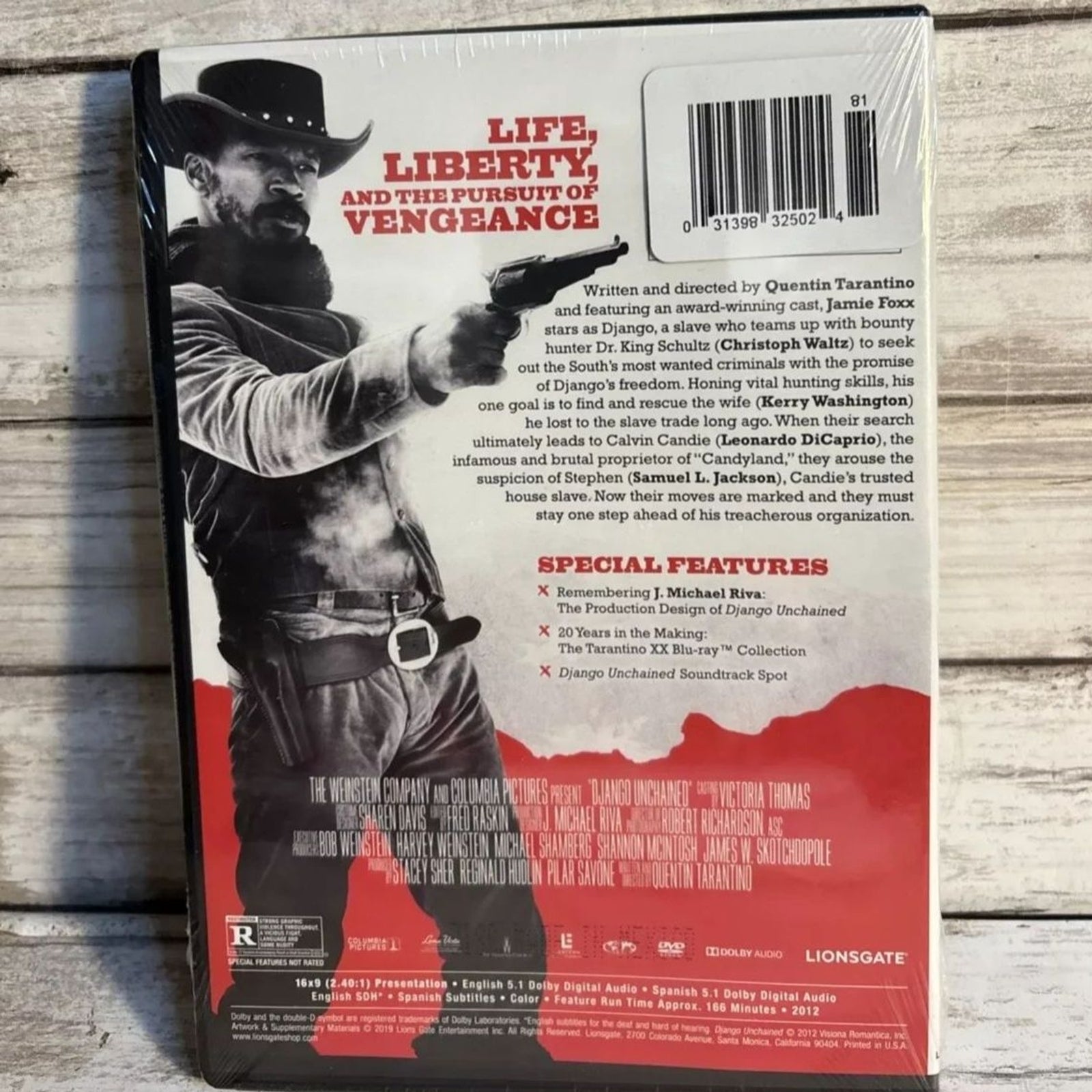 Django Unchained (Bluray/DVD) Factory Sealed