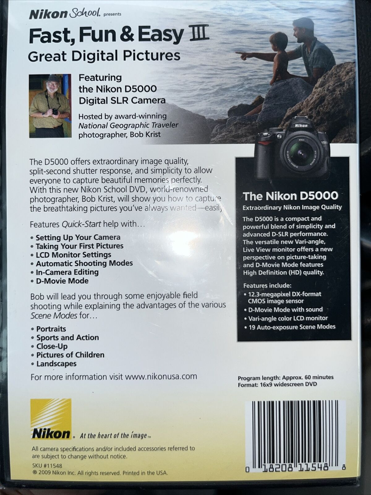Nikon School Presents Fast, Fun & Easy III Great Digital Pictures (2008, DVD)