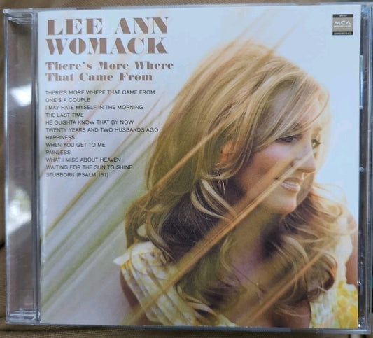 There's more Where That Came from by Lee Ann Womack (CD, 2005) New Sealed