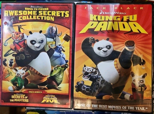 Kung Fu Panda/ Secrets of the Furious Five/ Secrets of the Master (DVD) sealed