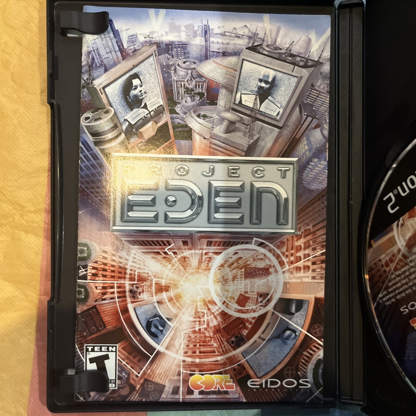 Project Eden (PS2) Tested. Manual + Reg Card. Original Case