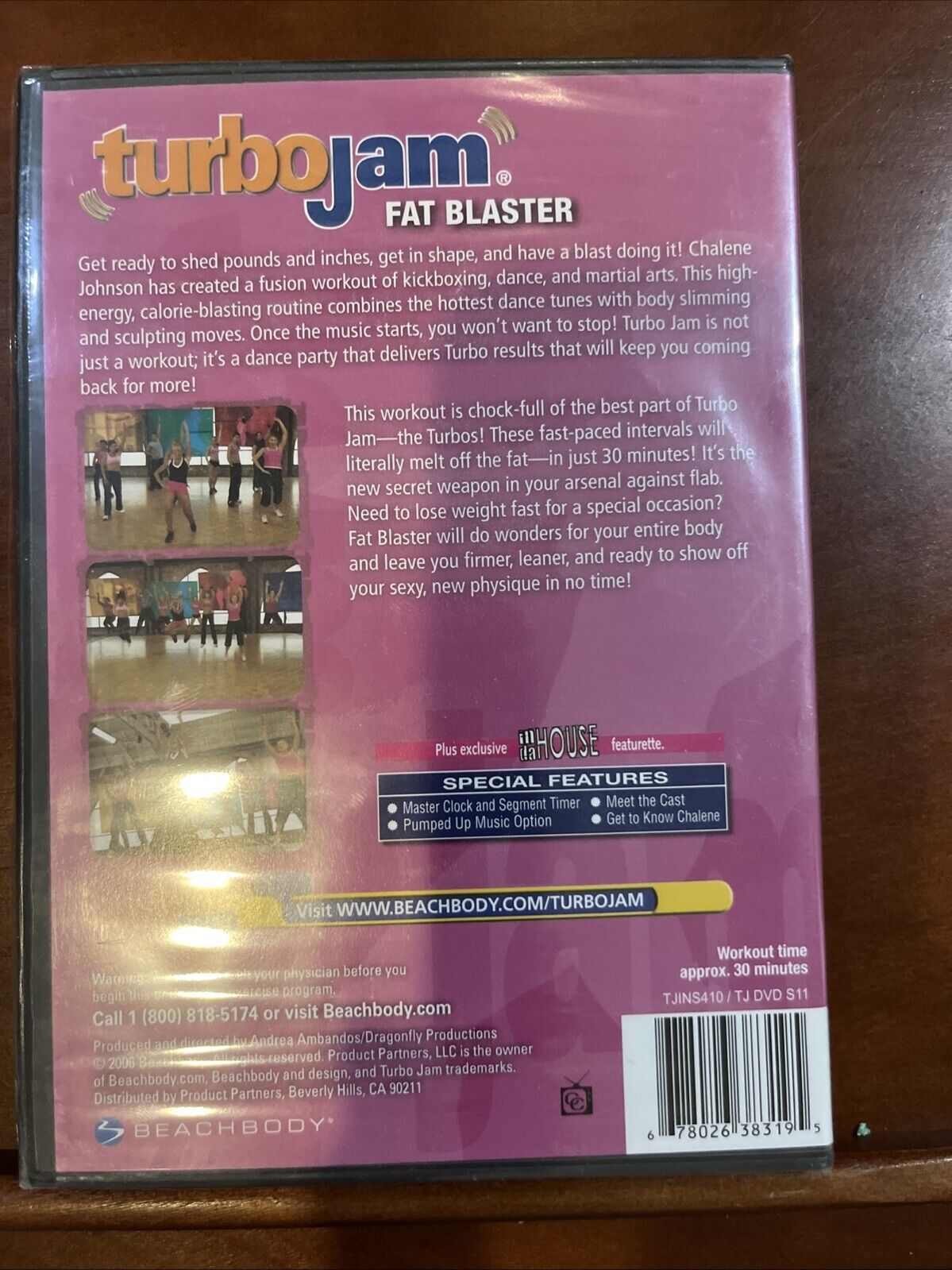 Turbo Jam: FAT BLASTER (DVD, 2007) Charlene Johnson, BRAND NEW