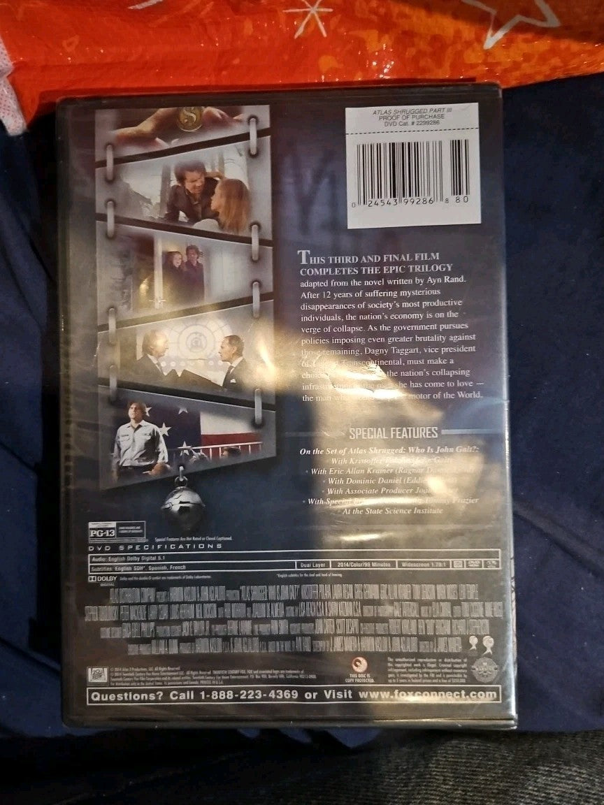 Atlas Shrugged Part III (DVD, 2014)