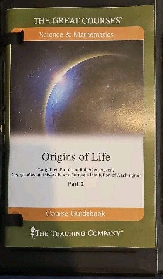 Origins of Life by Robert M. Hazen (DVD) Part 2 Disc 3 & 4