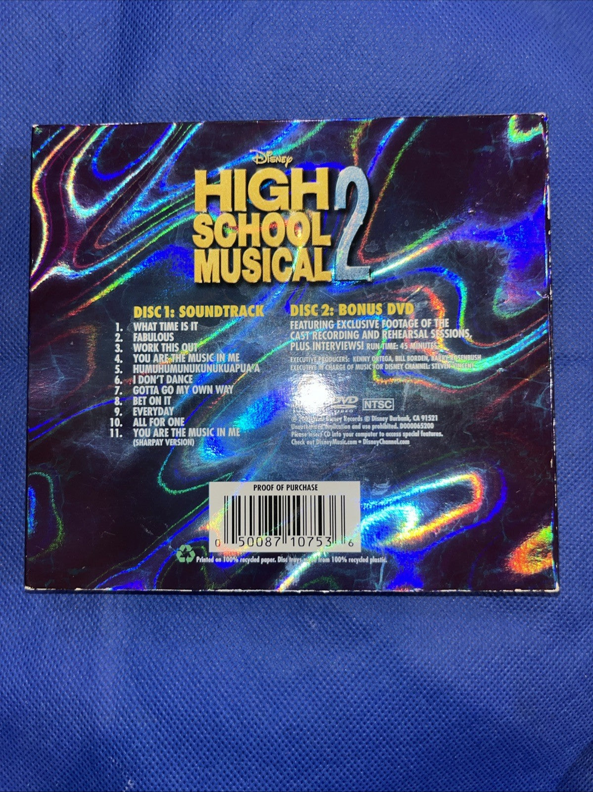 High School Musical 2 Audio CDw/ EXCLUSIVE DVD and Collectible Photos