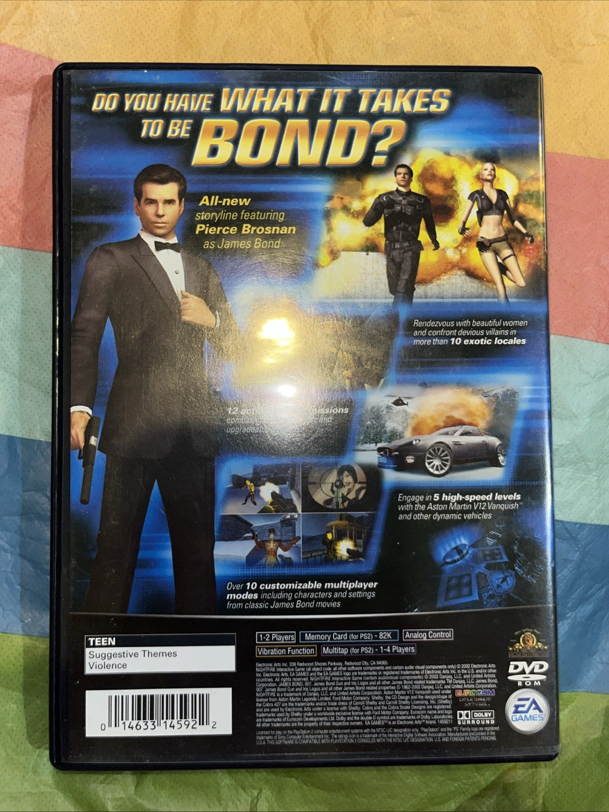 James Bond 007: Nightfire (PS3) Tested. Manual + Reg. Original Case