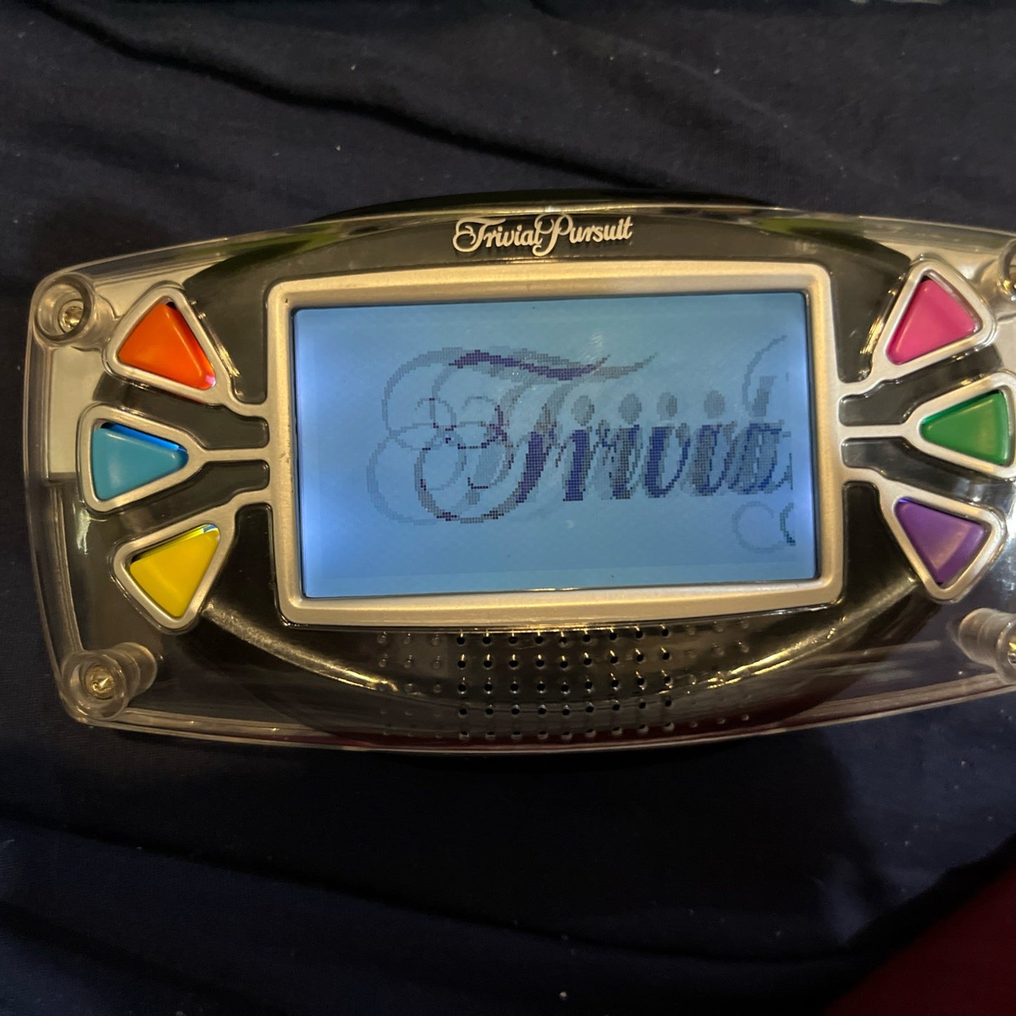 Hasbro Trivial Pursuit Digital Choice Game 25th Anniversary Edition EUC Working