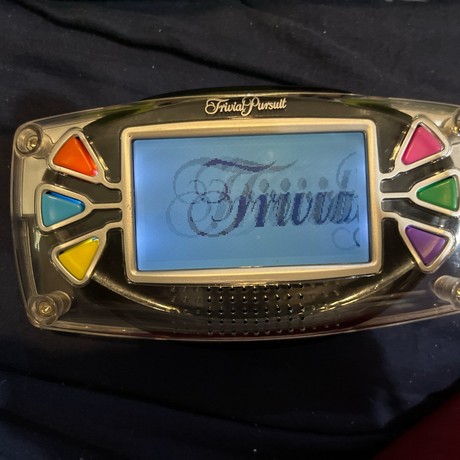 Hasbro Trivial Pursuit Digital Choice Game 25th Anniversary Edition EUC Working