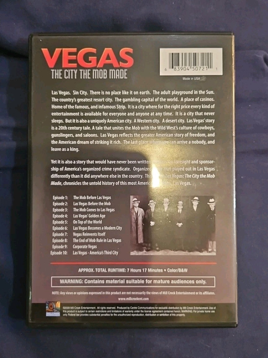 Vegas-City the Mob Made (DVD, 2009)