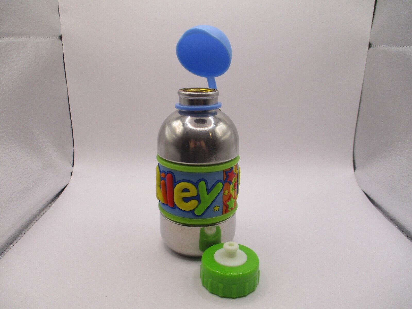 John Hinde Stainless Steel Kids Thermos "Riley" with Carabiner Clip