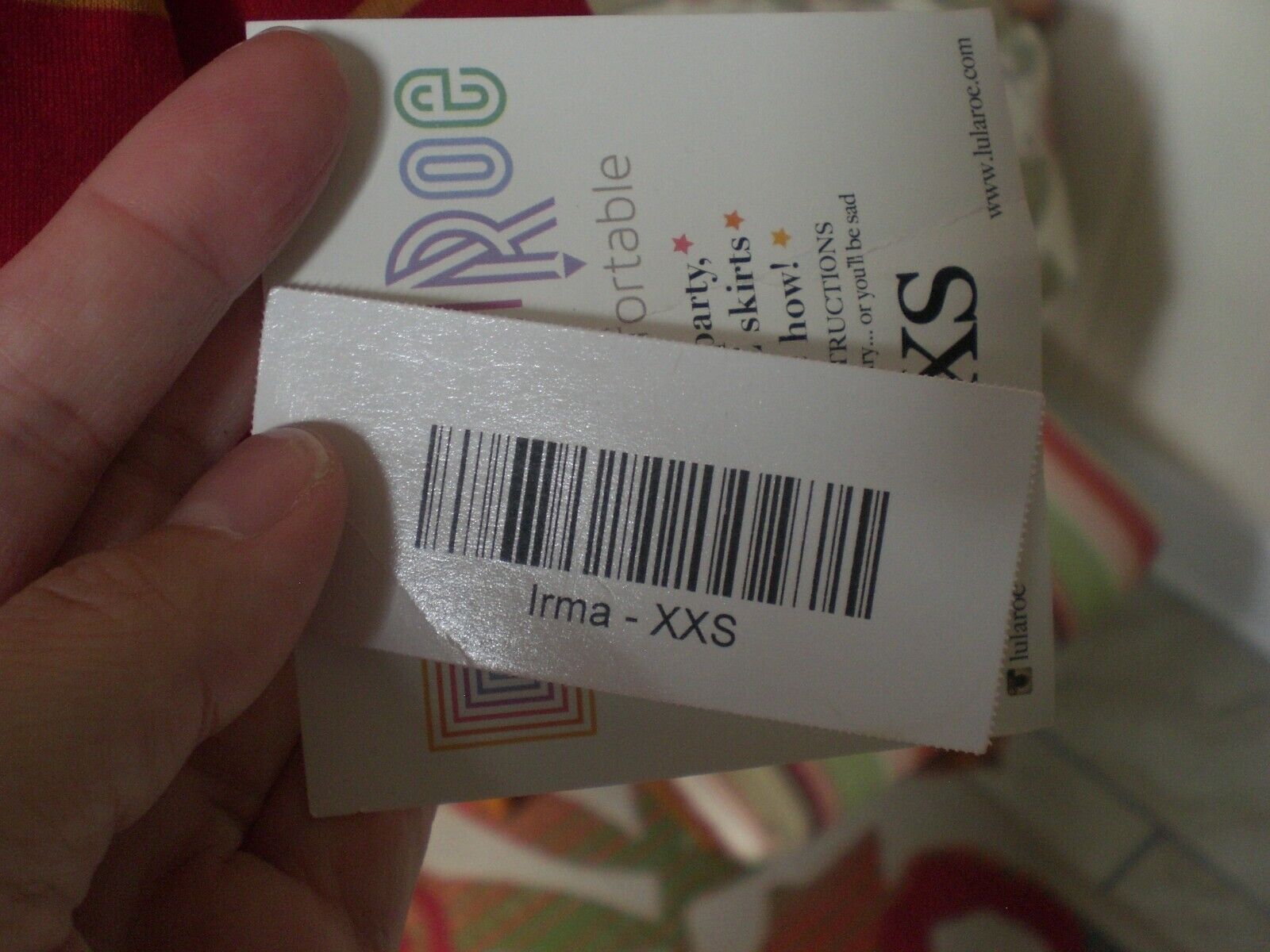 Lularoe XXS Irma Top Shirt Blouse Tunic Red Mustard NEW with Tags