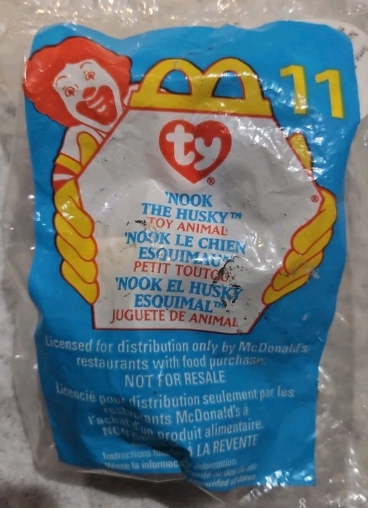 McDonald's Happy Meal Ty "Nook" The Husky