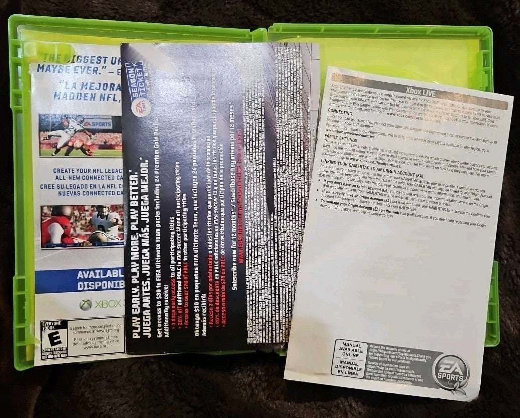 Fifa Soccer 13 (Xbox 360) Case + Artwork.  No Game