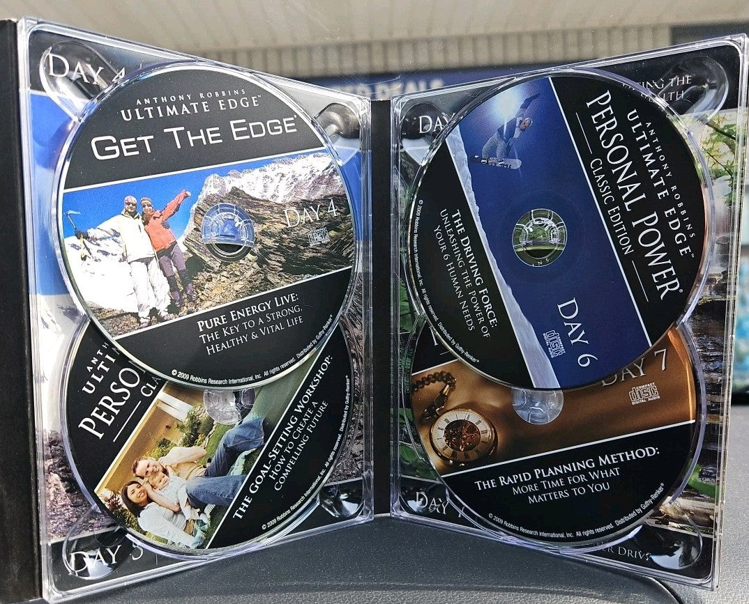 Anthony Robbins3 Part Set 22 CDs Inner Strength Get the Edge Personal Power