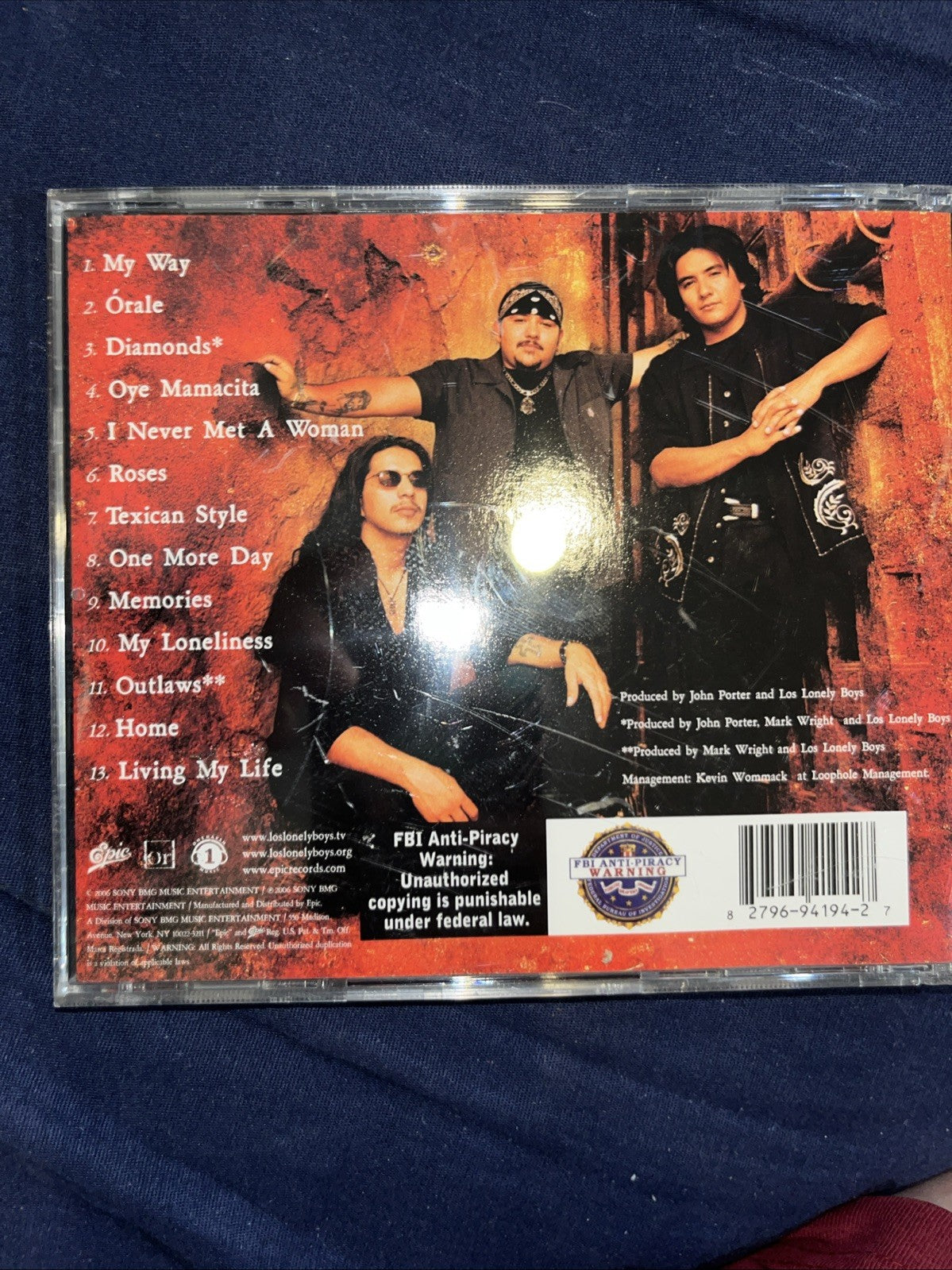 Sacred by Los Lonely Boys (CD, Jul-2006, Epic)