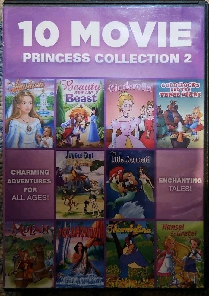 10 Movie Princess Collection 2 (DVD Box Set) New Sealed