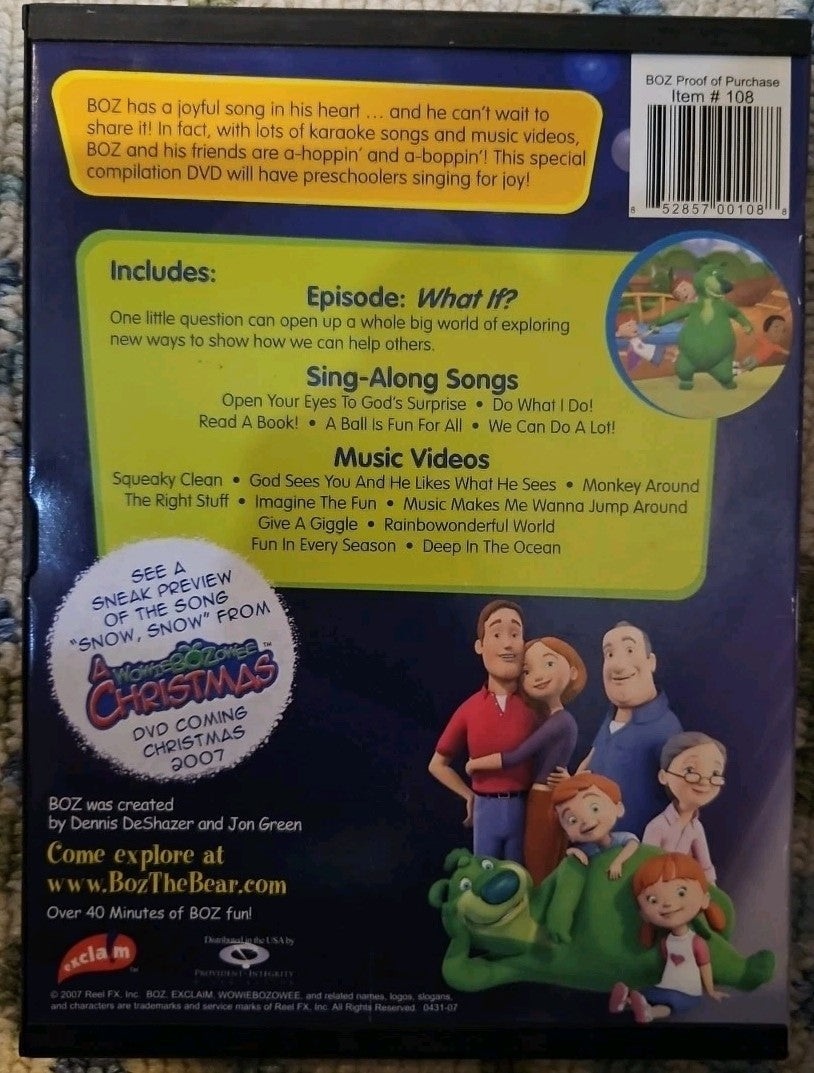 Start Singing With Boz DVD New Sealed