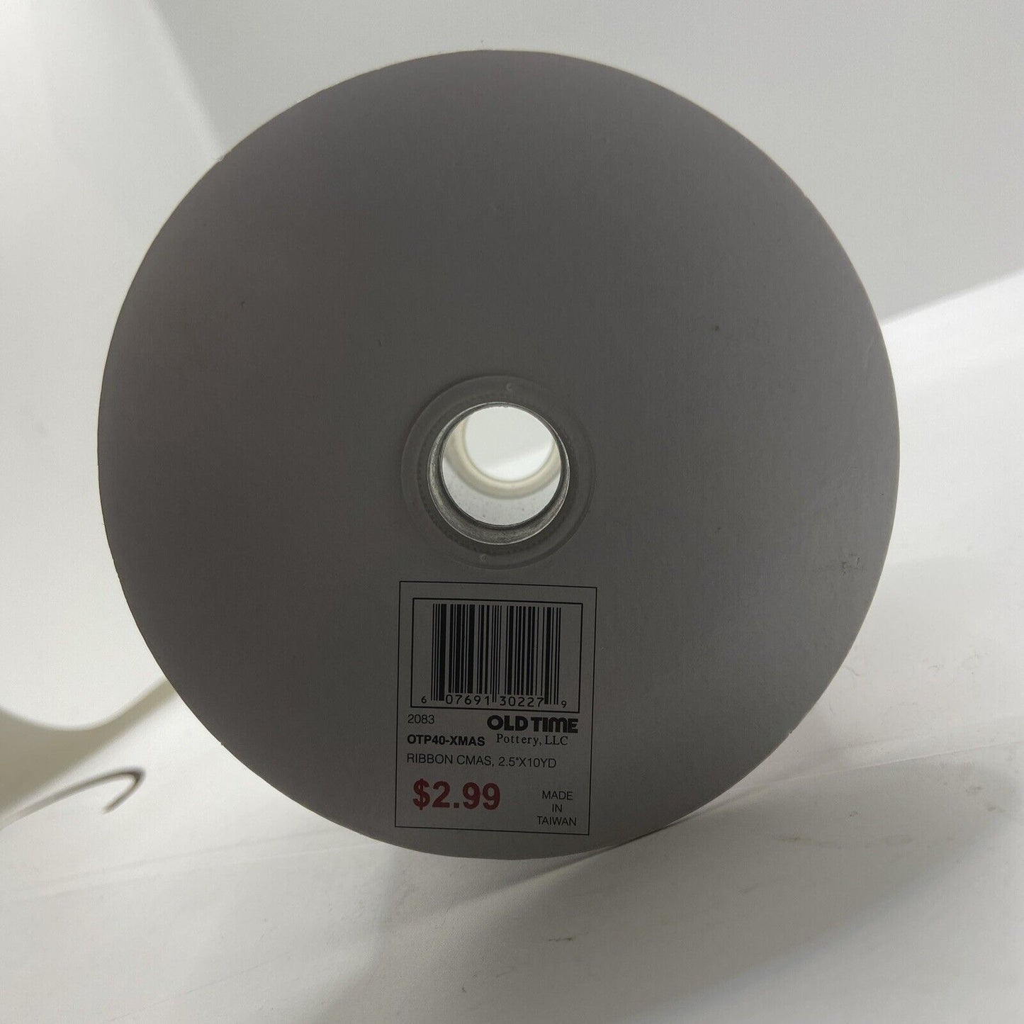 10 Yards Christmas 2.5" Wired Ribbon Red Sheer With Flowers 2 1/2" Wire Edge