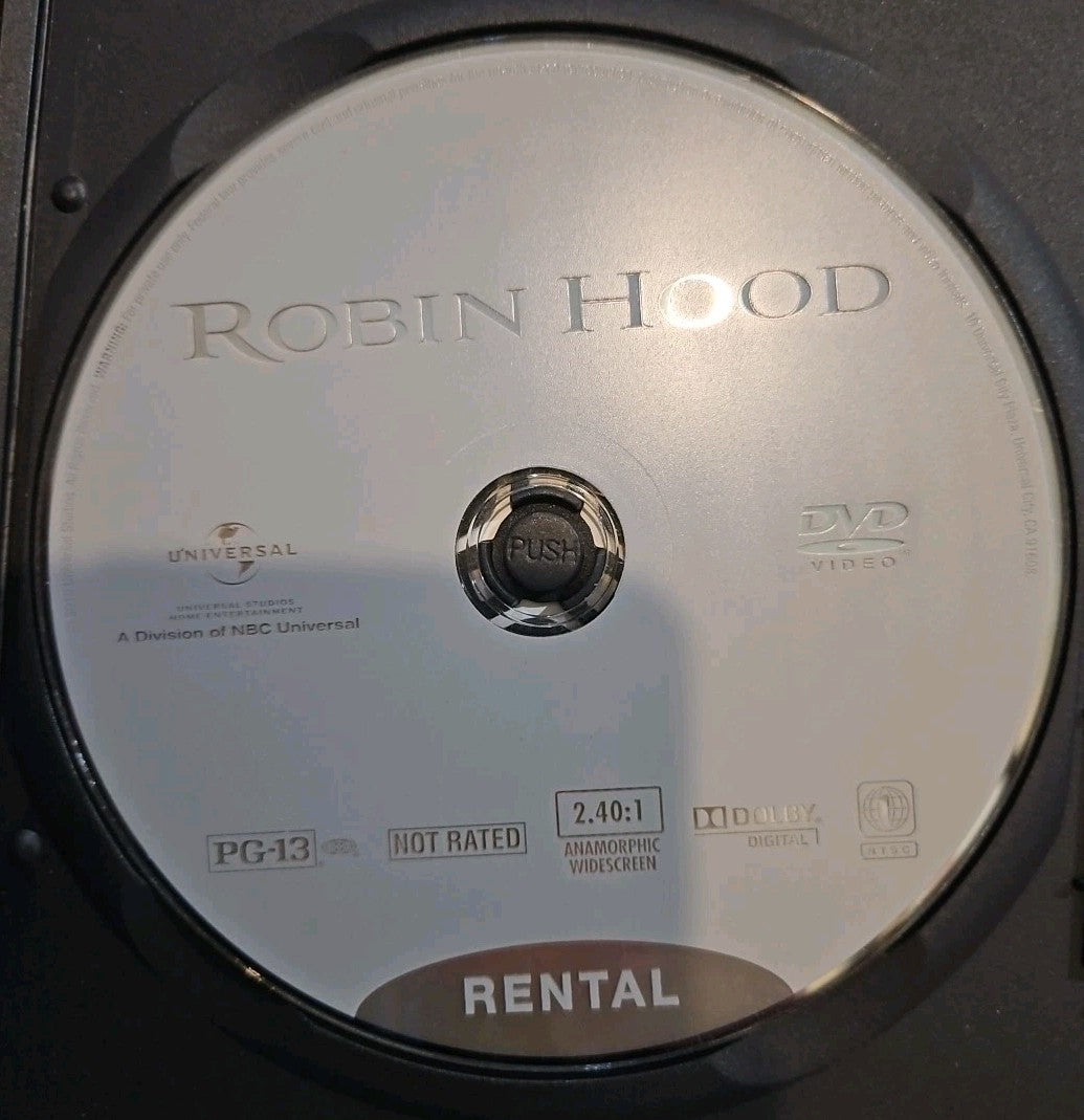 Robin Hood (DVD, 2010) Slimcase. Artwork Cropped. Tested