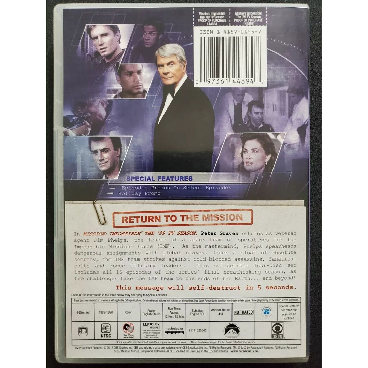 Mission Impossible '89 Season (DVD)